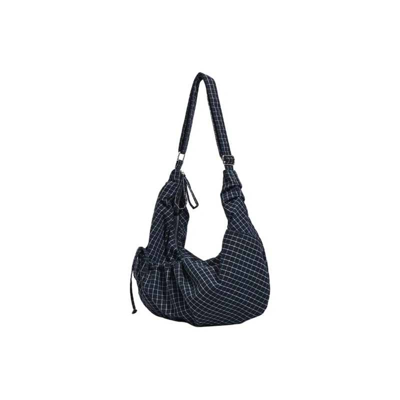 UNITE STAR Canvas Bag, Shoulder Bag Women's White/Blue-4
