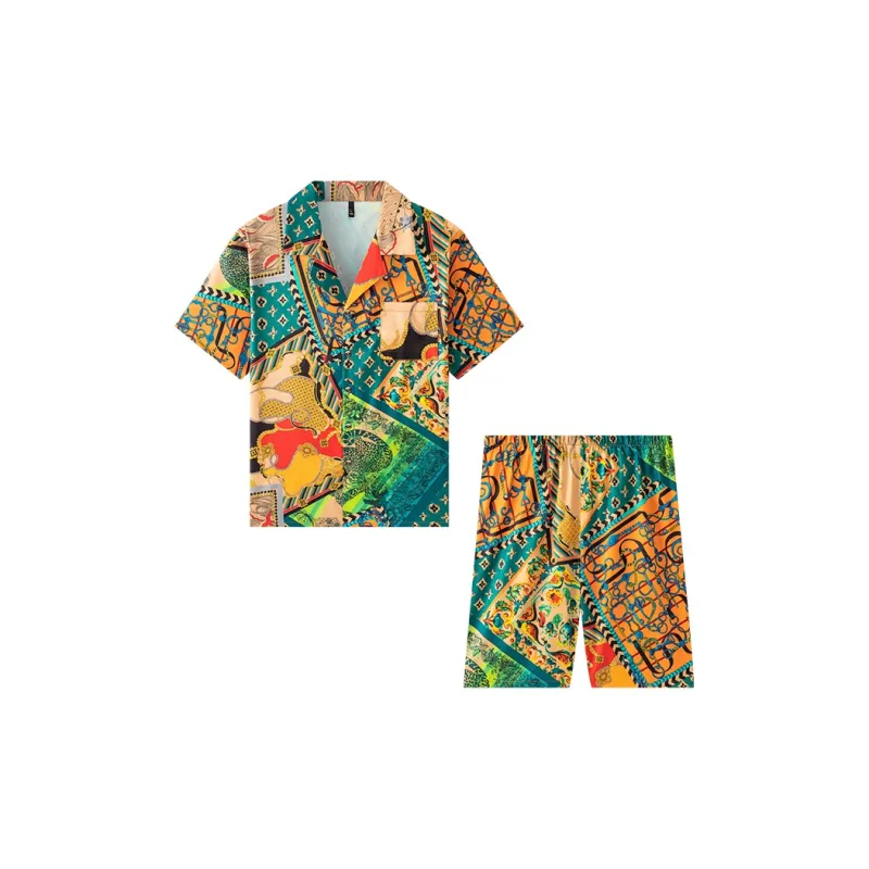 Good fortune Men Pajama Sets-0