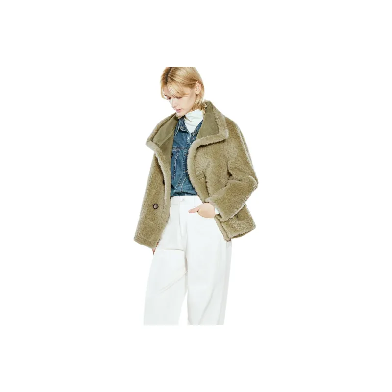 COVERINS Coats Women's Fruit Green-1