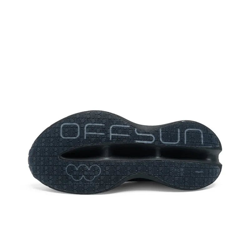 Aung San Running Shoes Unisex Low Top Transparent Black-2