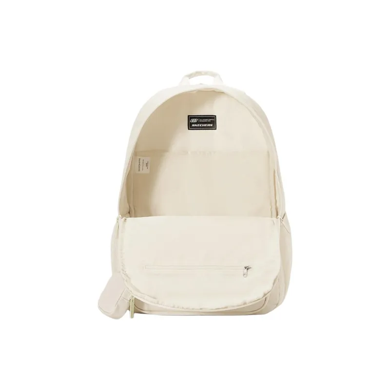 Skechers Fabric Backpack Unisex Egg White Color-3
