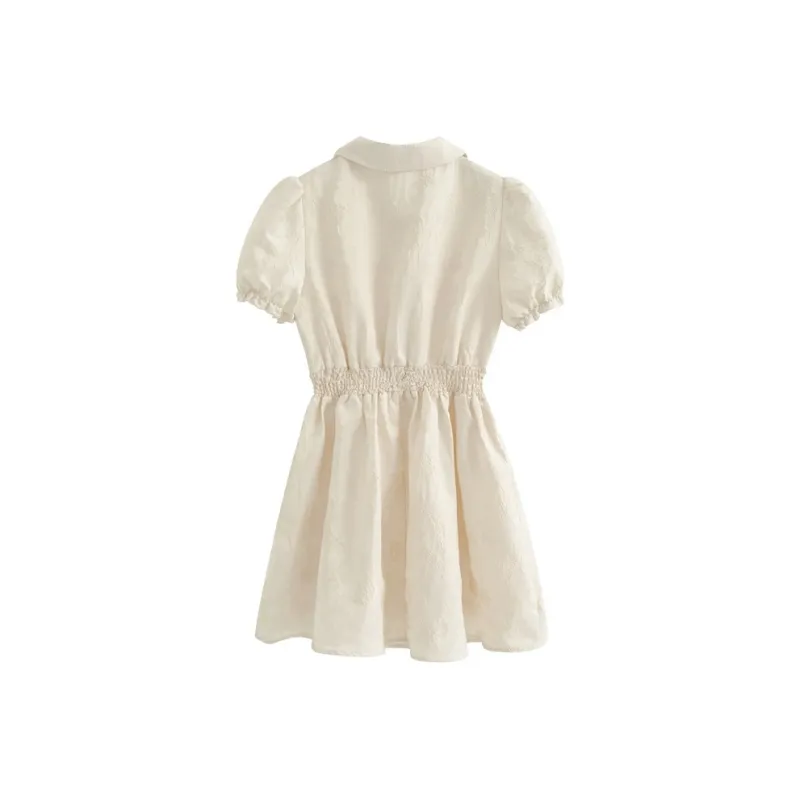 Mu Xiao Xin Short Sleeved Dress Women's-1