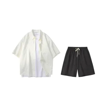 LIVINGTOWN Shirt Matching Set Unisex