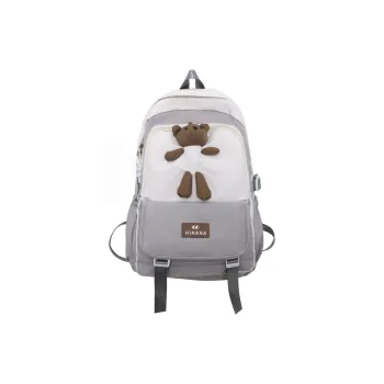 Vack Nylon Backpack Unisex Multicolor