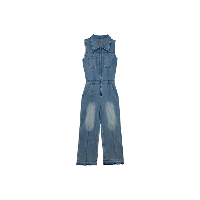 Icicofficial Jumpsuits Women's Blue Jumpsuit-0