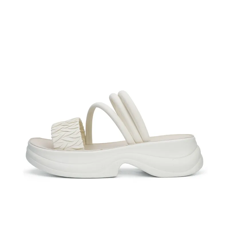 Warrior One Strap Sandals 3cm Women's Beige-0