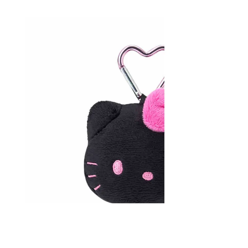 Sanrio Polyester Doll, Plush Pendant Unisex Black Pink-2