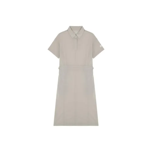 THE NORTH FACE Short Sleeved Dress Women's Taupe