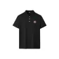 [7A Antibacterial Quick Dry Cooling]Black (Skiing Chest Logo)