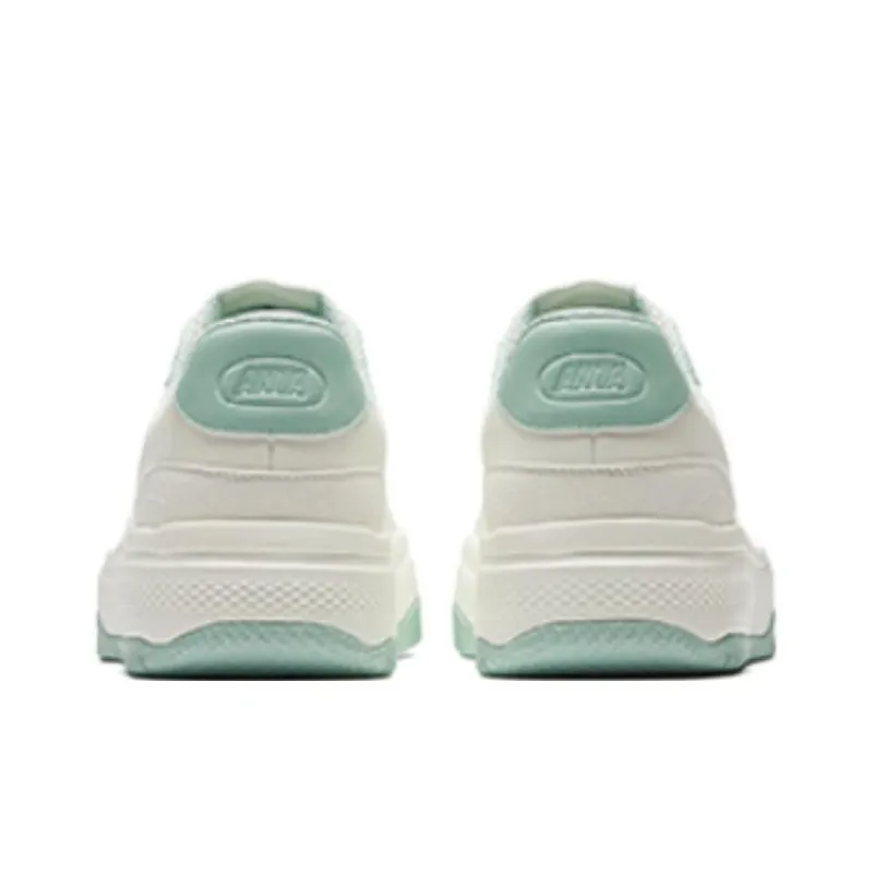 Anta Street Play 2 Anti Slip Wear Resistant Low Top Skateboard Shoes Men's White Cyan-2