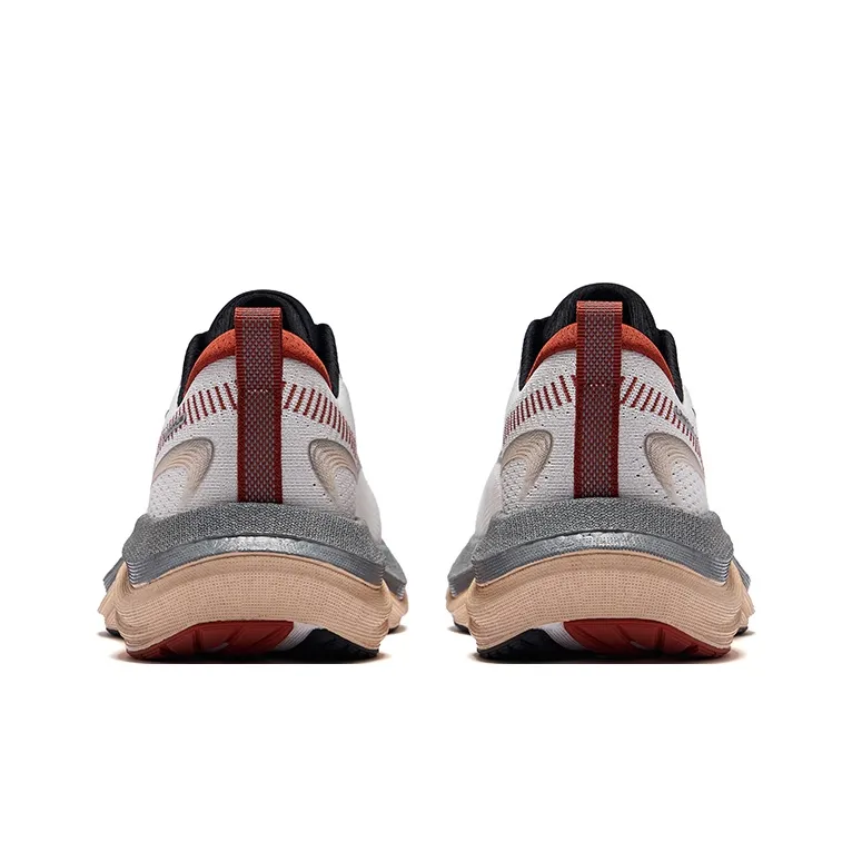 Erke Smocking Shock Absorbers Rebound Low Top Running Shoes Men's Wild Gray-3