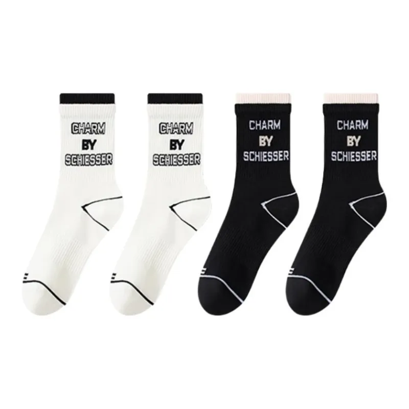 Shuya Mid Calf Socks Women's 4 Pack-0