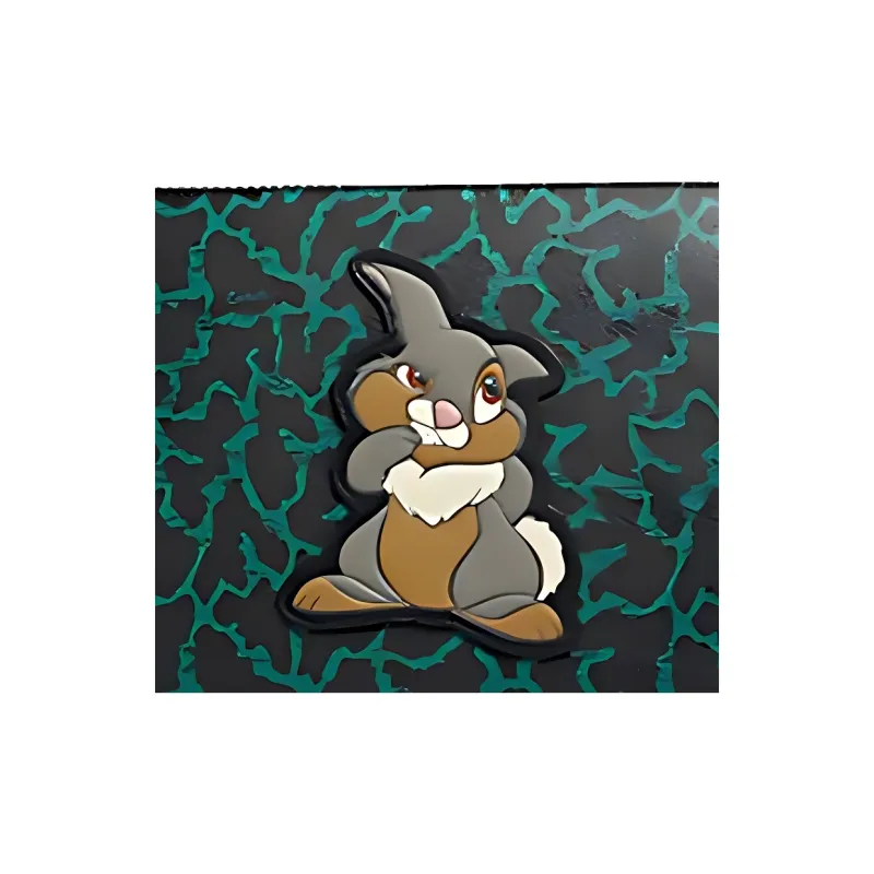COACH X Disney Collaboration Coated Canvas With Calfskin Envelope Bag, Clutch Large Size Men's Dark Green-2