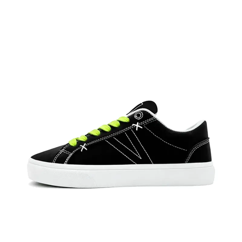 CISSTEG Slip Resistant Shock Absorbers With Abrasion Resistant Properties Low Top Skateboard Shoes Unisex-1