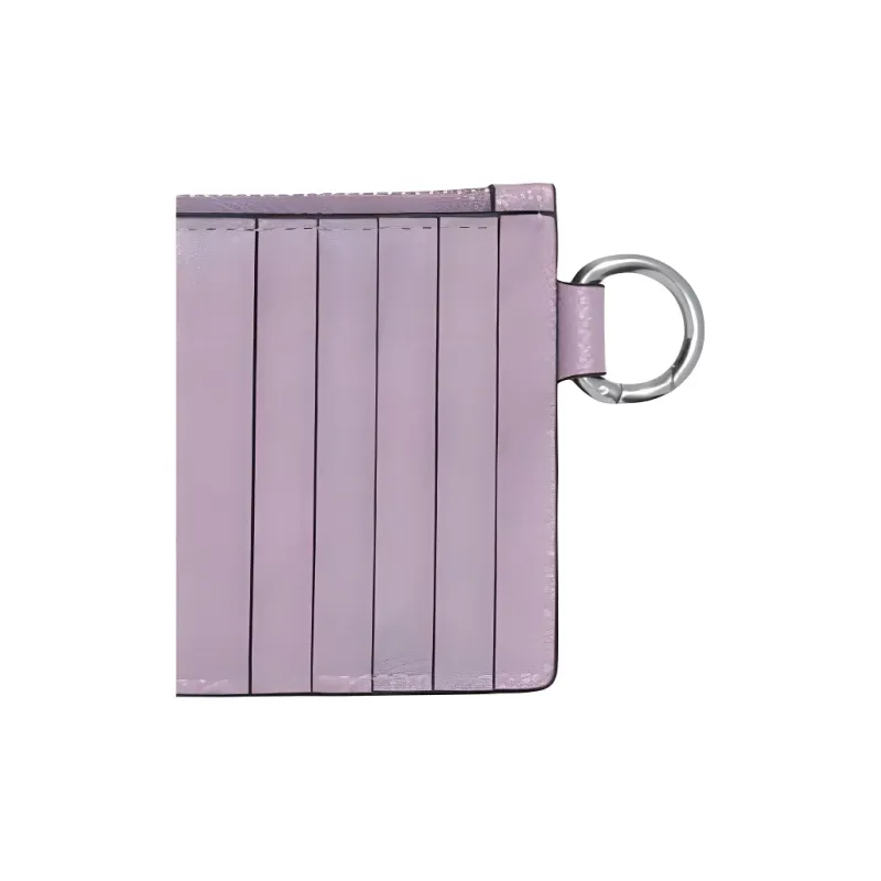 COACH Card Case Grain Leather Card Holder Card Holder Mini Men's Purple-3