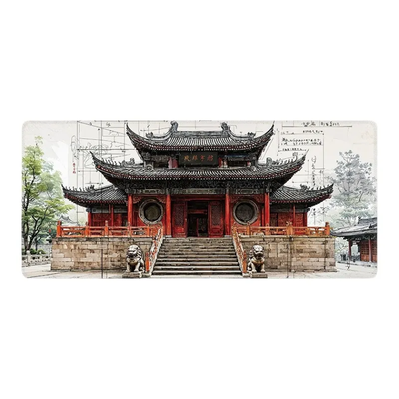 DANYIN Extra Large Premium Chinese Style Keyboard Pad For Men's Computer Desktop, Esports Gaming Mouse Pad Mouse Pads-12