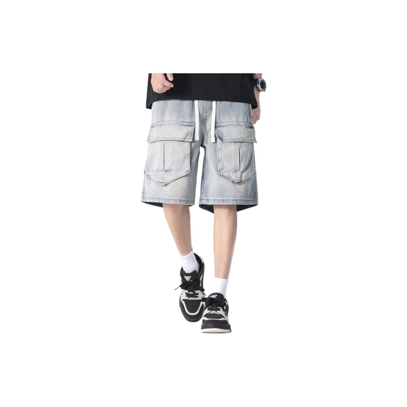 DANGERTIGER Denim Shorts Unisex-0