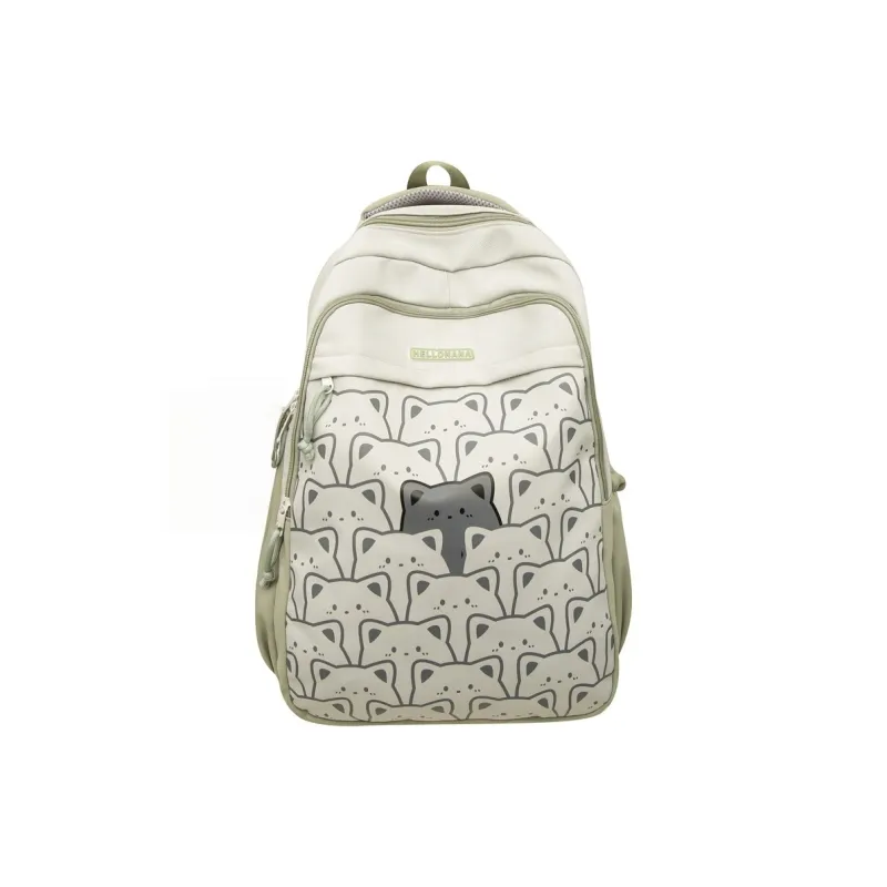 Vack Nylon Backpack Regular Unisex Multicolor-9