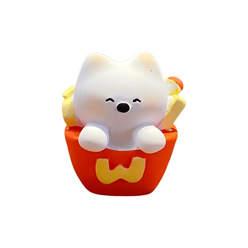 MOKAU West Highland, Resin Ornament, Refined Trendy Toy Chibi Figures-2