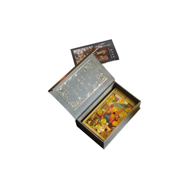 JINBANG Wite Tarot Collection, Gold Foil PVC Waterproof, Tarot Board Games-30