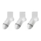 3 White Double Stripe