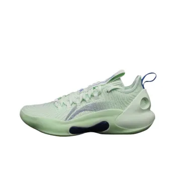 LiNing Anti Slip Wear Resistant Low Top Basketball Shoes Men's Green