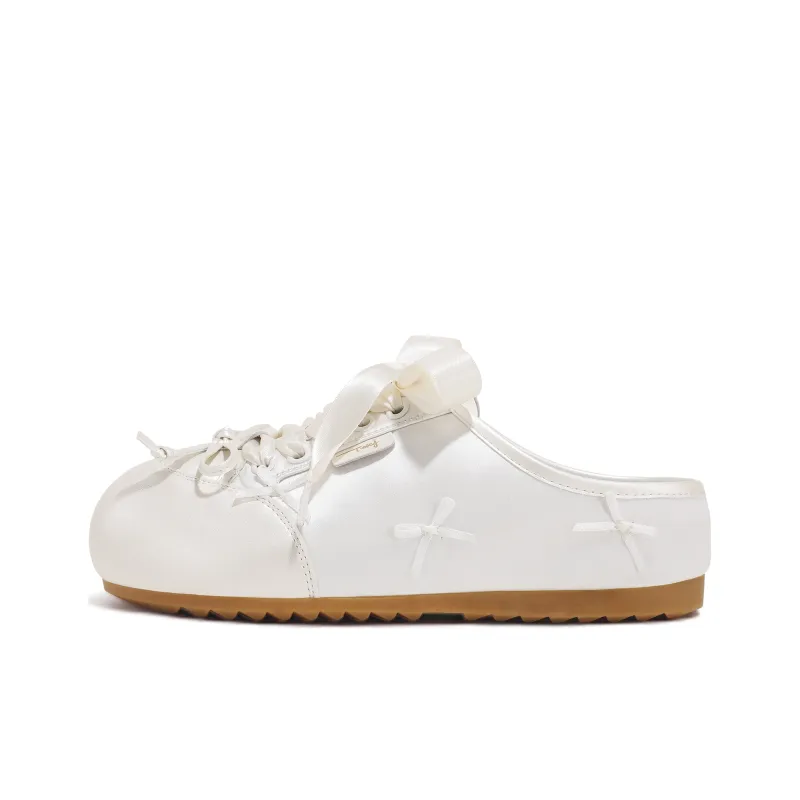 TTKJ Quick Dry Slip Resistant Closed Toe Slippers Women's Pearl White-0
