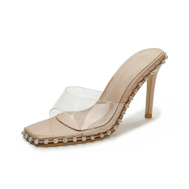 NTOZE Slip Resistant Slide Slippers Women's Nude-0
