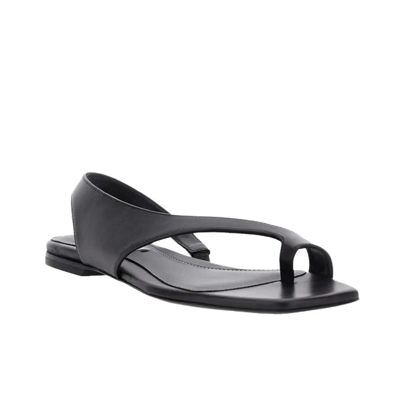 TOTEME One Strap Sandals Women's Black-2