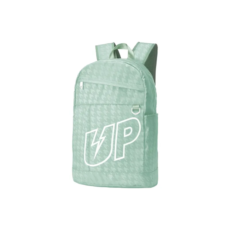 TURN UP Polyester Backpack Unisex Mint Green-1