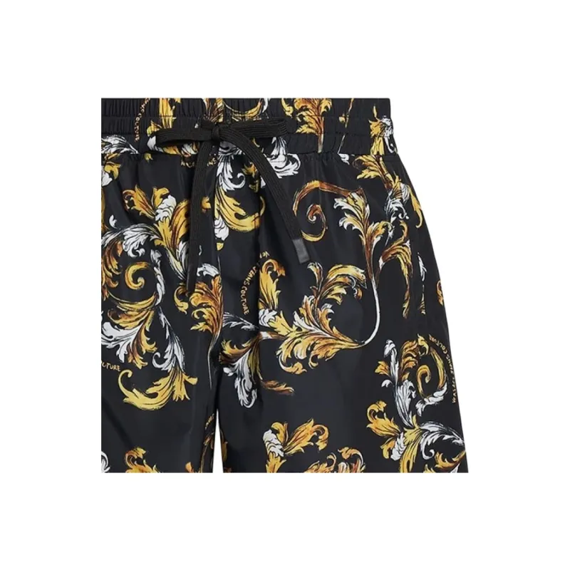 VERSACE JEANS COUTURE Casual Shorts Men's Black Gold-5