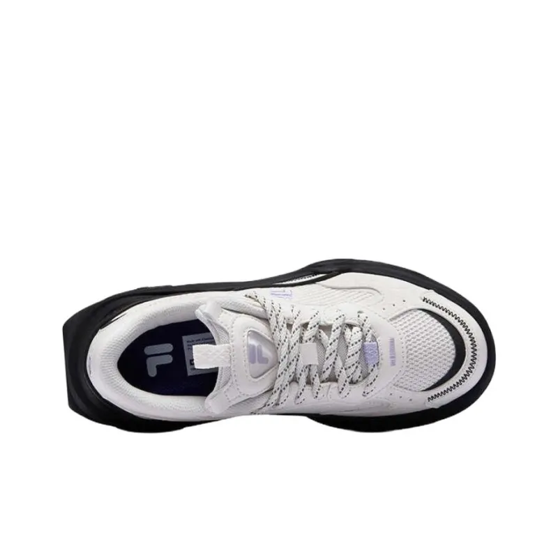 FILA FUSION BIANCO II Anti Slip Wear Resistant Low Top Casual Shoes Women's Fragrant Snow-2