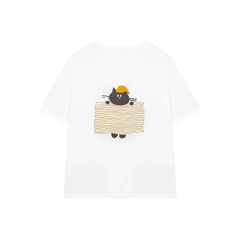 GOSO T Shirts Women's White-0