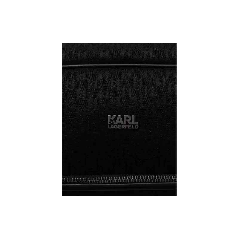 KARL LAGERFELD Viscose With Polyester Travel Bag Men's Black-3