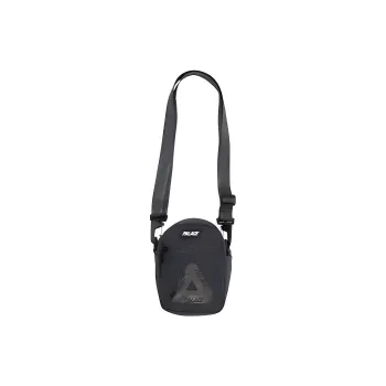 PALACE Nylon Fabric Shoulder Bag, Crossbody Bag Unisex Black