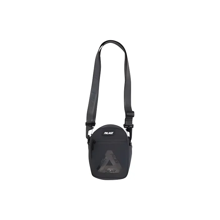PALACE Nylon Fabric Shoulder Bag, Crossbody Bag Unisex Black-0