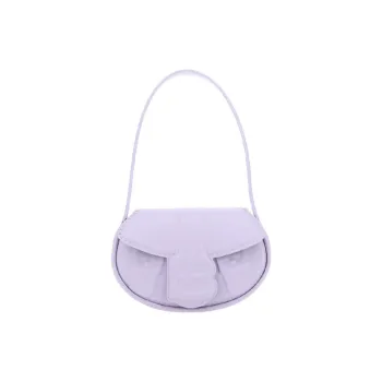 FORBITCHES Leather Shoulder Bag, Handbag Women's Purple