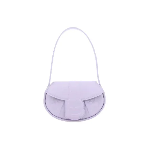 FORBITCHES Leather Shoulder Bag, Handbag Women's Purple