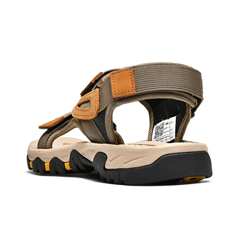 Binary Beach Sandals Men's Khaki-3