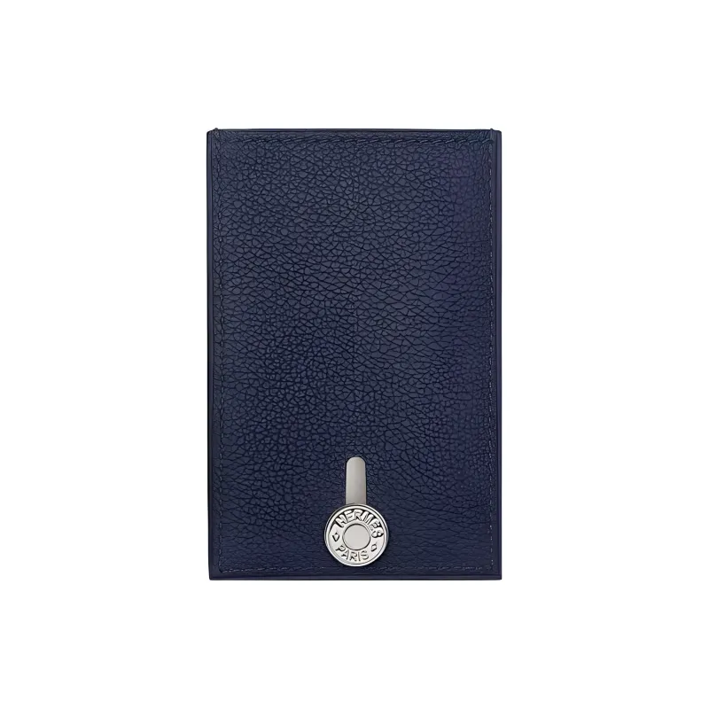 HERMES Diabolo Evercolor Calfskin Card Holder Regular Men's 2Z Bleu Nuit Midnight Blue-0