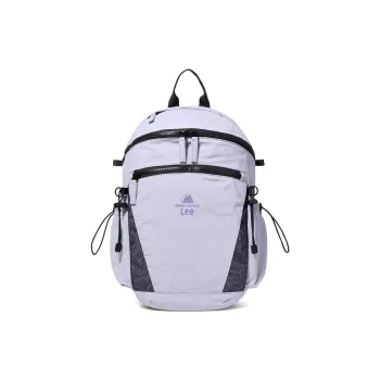 Lee Fabric Backpack Unisex Light Gray Purple/Sage Green/Cloud Gray