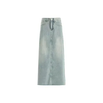 YINLEI Denim Long Skirt Women's