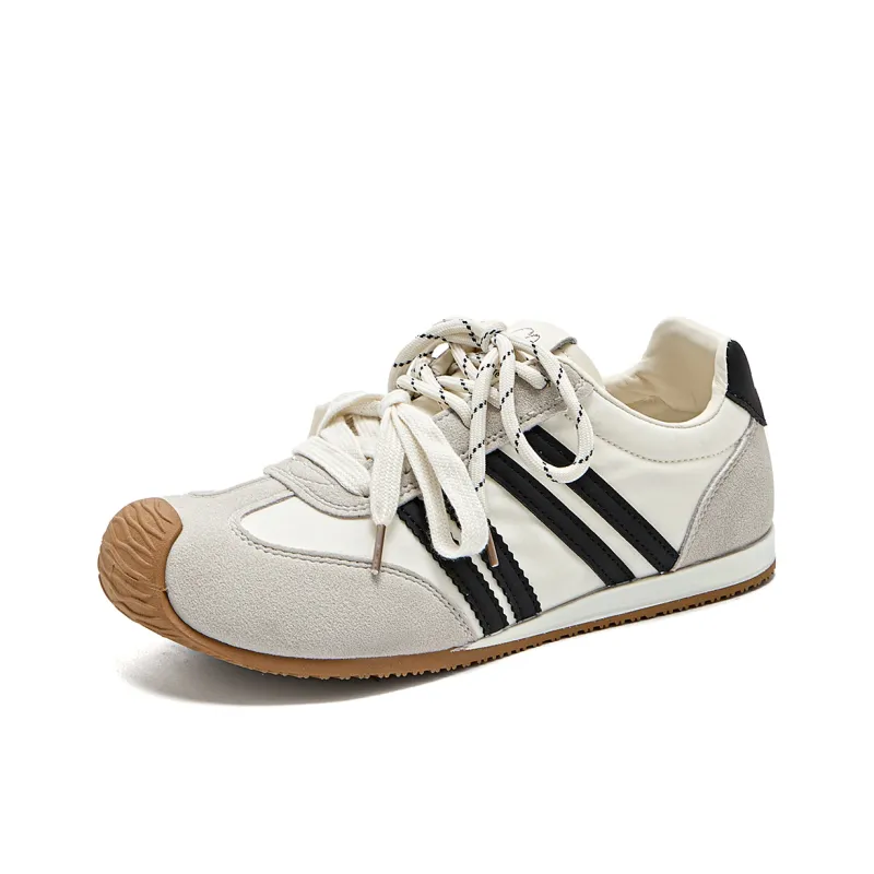La Chapelle Slip Resistant, Abrasion Resistant, Lightweight Low Top Casual Shoes Women's Beige Gray Black-0