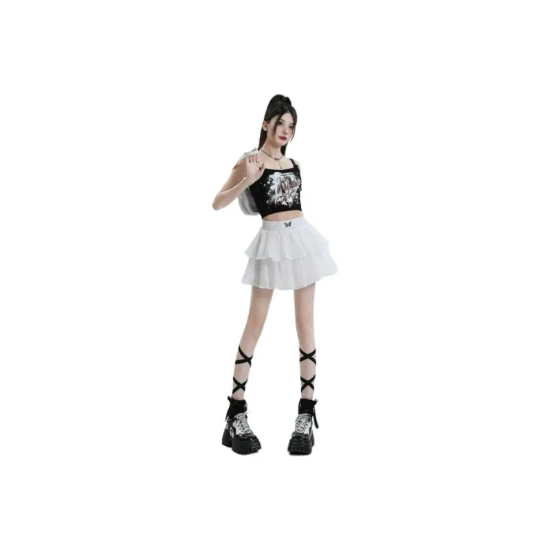 YINLEI Casual Short Skirts Women's-0