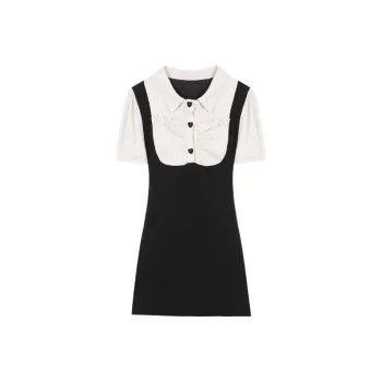 MISS VIGOR Short Sleeved Dress Women's