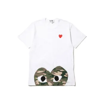CDG Play T Shirts Men White