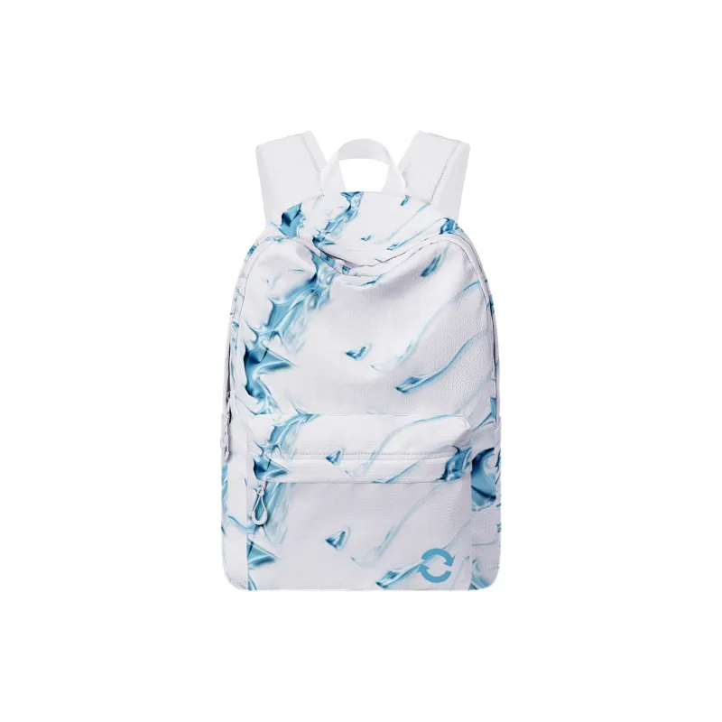 FINITE LOOP Polyester Backpack Unisex White-0