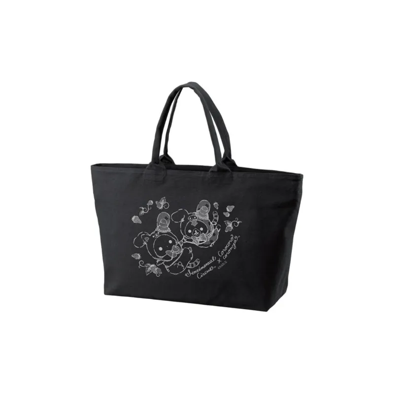 SAN X Korokoro Colonia Collaboration Cotton Shoulder Bag Unisex Multicolor-2