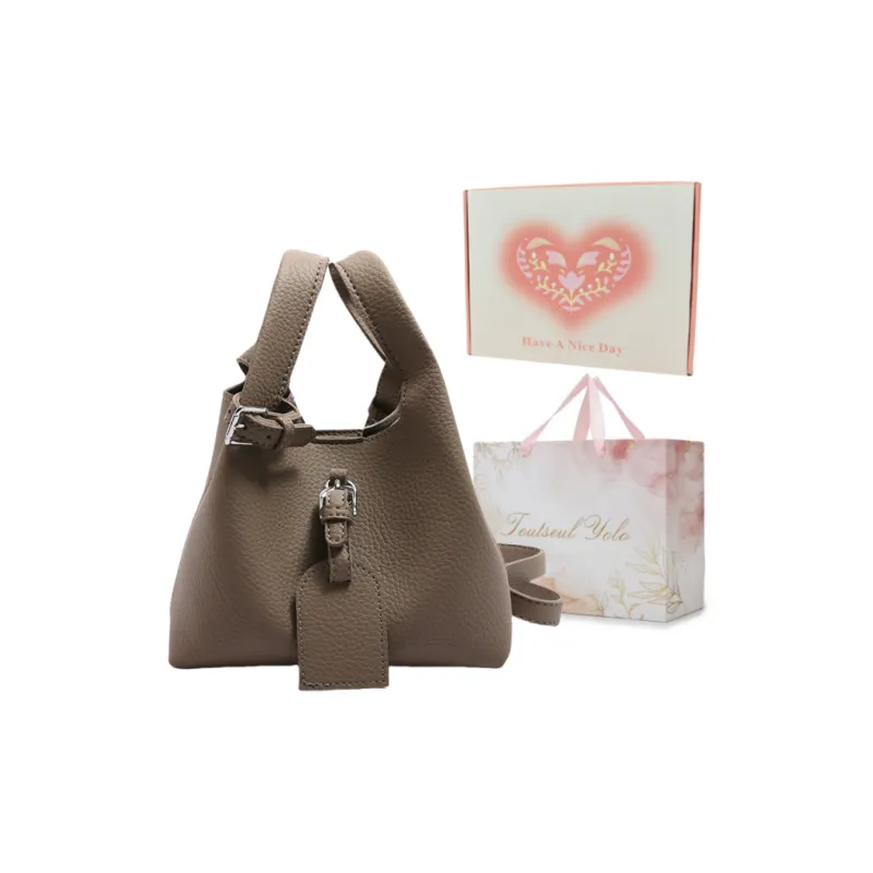 TOUTSEUL YOLO PU Handbag Women's Ecru/Gray/Black/Khaki-29