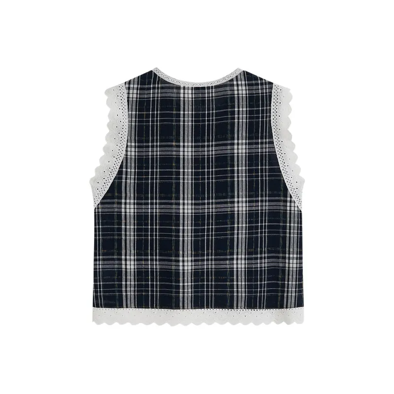 Inman Shirts Women's Royal Blue Plaid-1